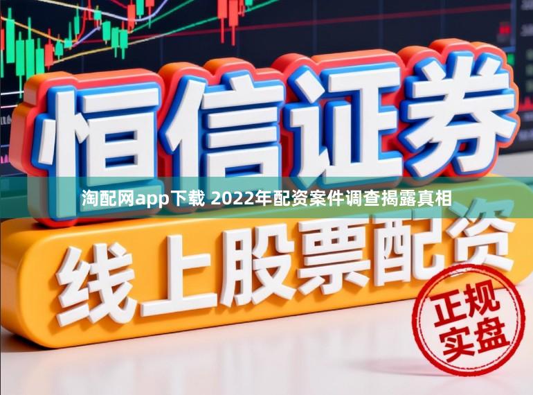 淘配网app下载 2022年配资案件调查揭露真相